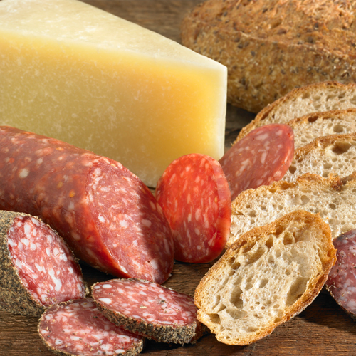 cheese and sausage